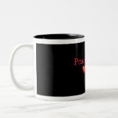 PracticeLove Coffee mok ontworpen door David Flynn (Links)