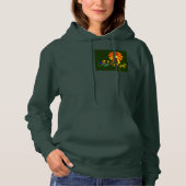 PracticeLove Dames Hoodie ontwerp van David Flynn (Voorkant)