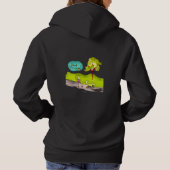 PracticeLove Dames Hoodie ontwerp van David Flynn (Achterkant)