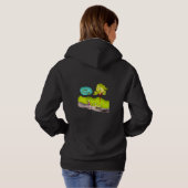 PracticeLove Dames Hoodie ontwerp van David Flynn (Achterkant volledig)