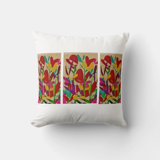 PracticeLoveThrow Pillow, Sierkussen 16" x 16" d (Voorkant)