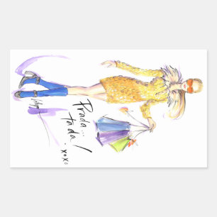 Prada Ta Da! Rechthoekige Sticker
