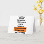 Prader Willi Awareness Kaart (Gele Bloem)