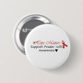Prader-Willi-bewustzijn Ronde Button 5,7 Cm (Voorkant /achterkant)