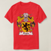 Prado Coat of Arms Family Crest T-shirt (Design voorkant)