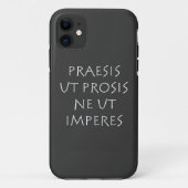 Praesis ut prosis ne ut imperes Case-Mate iPhone case (Achterkant)