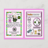 Praethec Wizard - Praseodymium-element Briefkaart (Achterkant)