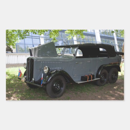 Praga AV Rechthoekige Sticker (Voorkant)