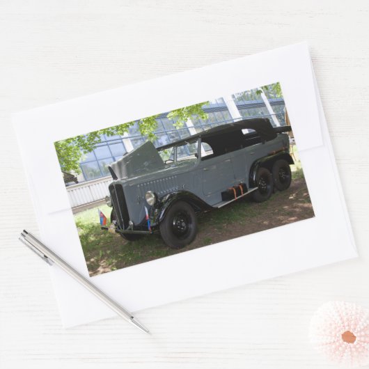 Praga AV Rechthoekige Sticker (Envelop)