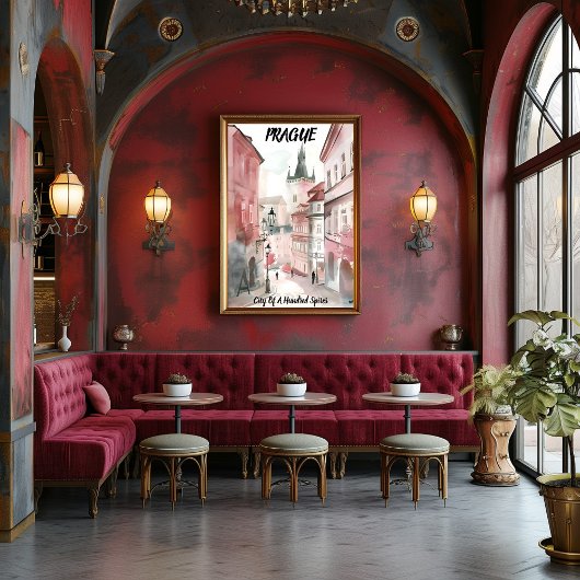 Praga - Ciudad de las Cien Torres Perfect Poster