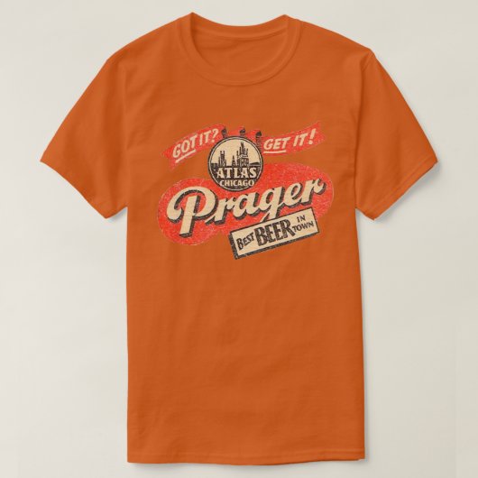 Prager Beer T T-shirt (Design voorkant)