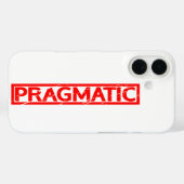 Pragmatische Stamp Case-Mate iPhone Case (Achterkant (horizontaal))