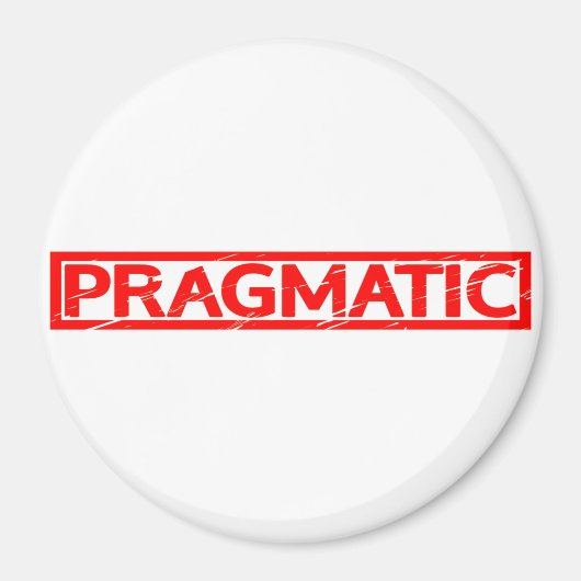 Pragmatische Stamp Magneet (Voorkant)