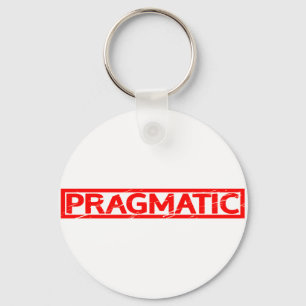 Pragmatische Stamp Sleutelhanger