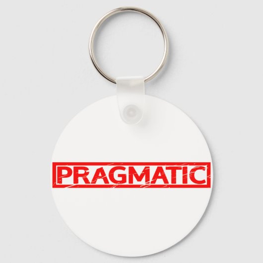 Pragmatische Stamp Sleutelhanger (Voorkant)