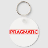 Pragmatische Stamp Sleutelhanger (Achterkant)