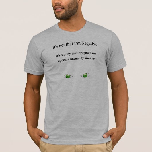Pragmatisme T-shirt (Voorkant)
