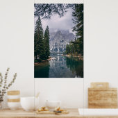 Pragser Wildsee (meer van Prags) Poster (Keuken)