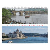 Prague and Budapest 2026 calendar Kalender (Hoes)