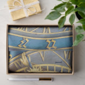 Prague Astrological Clock Decoupage Sheet Tissuepapier (Geschenk)