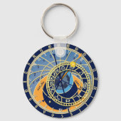 Prague Astrological Clock Sleutelhanger (Voorkant)