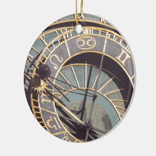 Prague Astronomical Clock Keramisch Ornament (Links)
