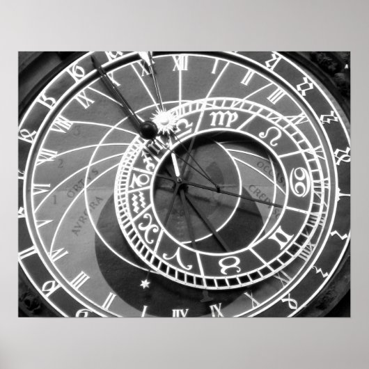 Prague Astronomical Clock Poster (Voorkant)