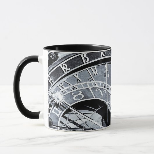 Prague Astronomical Clock & Skeleton /Tsjechisch Mok (Links)