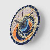 Prague Astronomical Clock Watch, Round Ronde Klok (Hoek)