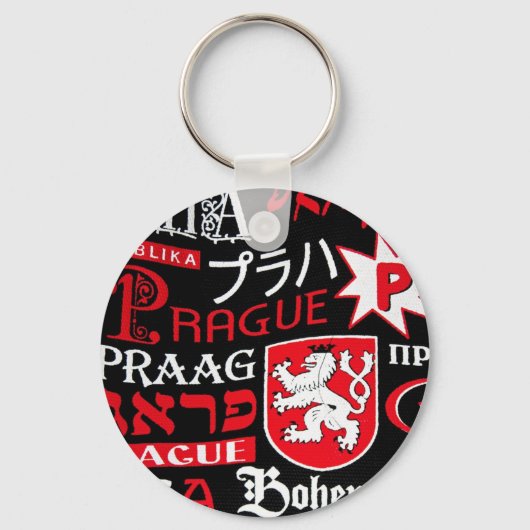 Prague Bohemia Sleutelhanger (Voorkant)