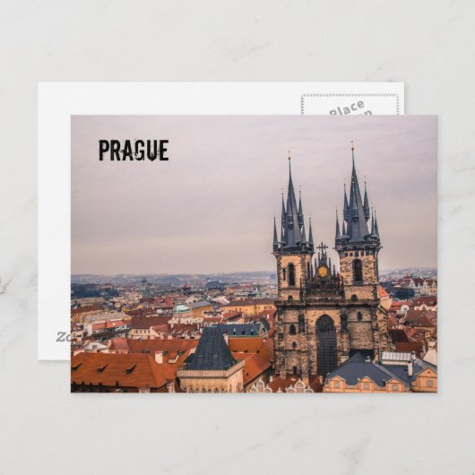 Prague Briefkaart (Voorkant / Achterkant)