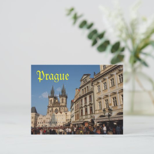 Prague briefkaart (Staand voorkant)