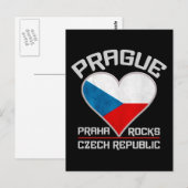 PRAGUE briefkaart (Voorkant / Achterkant)