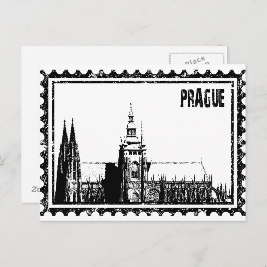 Prague Briefkaart (Voorkant / Achterkant)