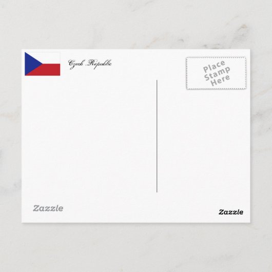 Prague Briefkaart (Achterkant)