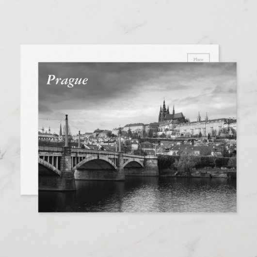 Prague Castle Briefkaart (Voorkant / Achterkant)