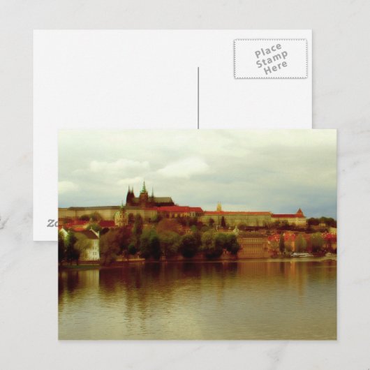 Prague Castle Briefkaart (Voorkant / Achterkant)