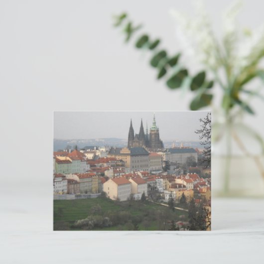 Prague Castle Briefkaart (Staand voorkant)
