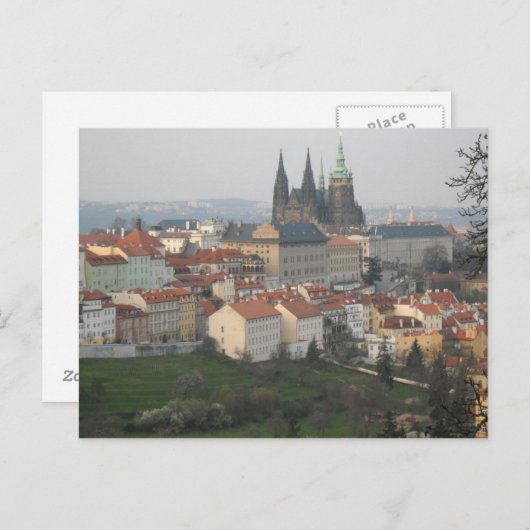 Prague Castle Briefkaart (Voorkant / Achterkant)