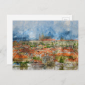Prague Castle in Tsjechië Briefkaart (Voorkant / Achterkant)