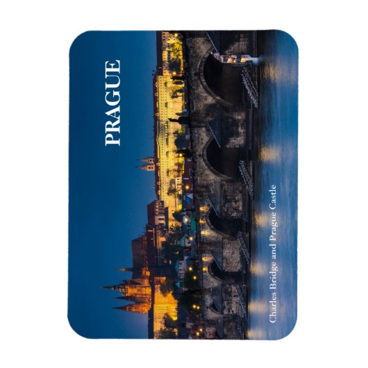 Prague Castle Magneet (Verticaal)