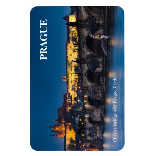 Prague Castle Magneet (Verticaal)