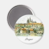 Prague Castle magnet (Voorkant / Achterkant)