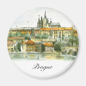 Prague Castle magnet (Voorkant)
