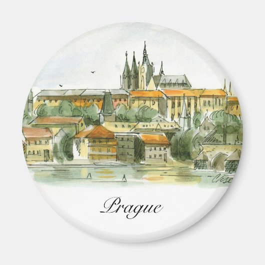 Prague Castle magnet (Voorkant)