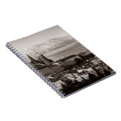 Prague Castle met Saint-Vituskathedraal in het Tsj Notitieboek (Rechterzijde)