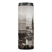 Prague Castle met Saint-Vituskathedraal in het Tsj Thermosbeker (Achterkant)