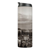 Prague Castle met Saint-Vituskathedraal in het Tsj Thermosbeker (Geroteerd rechts)