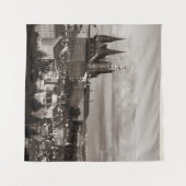 Prague Castle met Saint-Vituskathedraal in het Tsj Wandkleed (Voorkant (horizontaal))