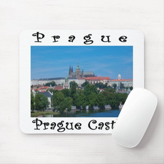 Prague Castle Mousepad Muismat (Met muis)